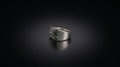 Nature Inspired Moss Agate Signet Ring