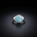 Dominican Larimar Men's Ring