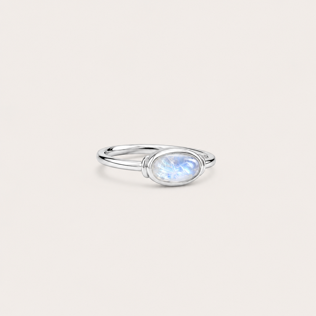 The Moonlit Wrap Moonstone Ring