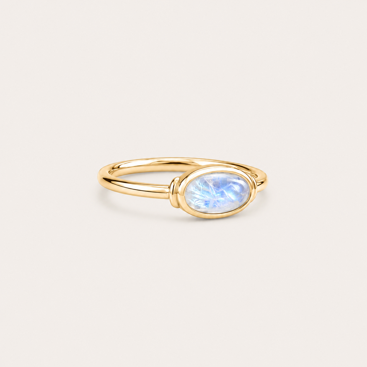 The Moonlit Wrap Moonstone Ring