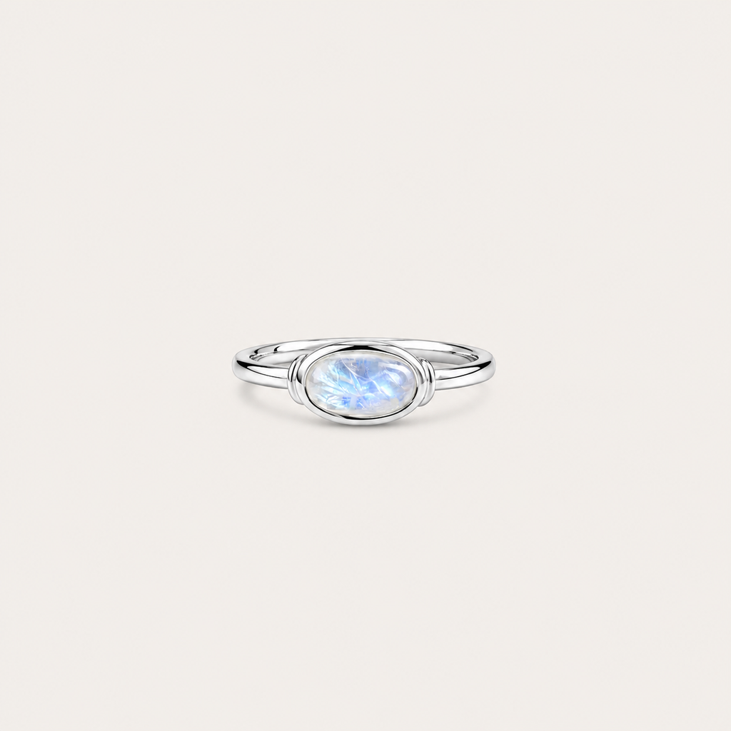 The Moonlit Wrap Moonstone Ring