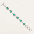 Green Onyx Sterling Silver Bracelet