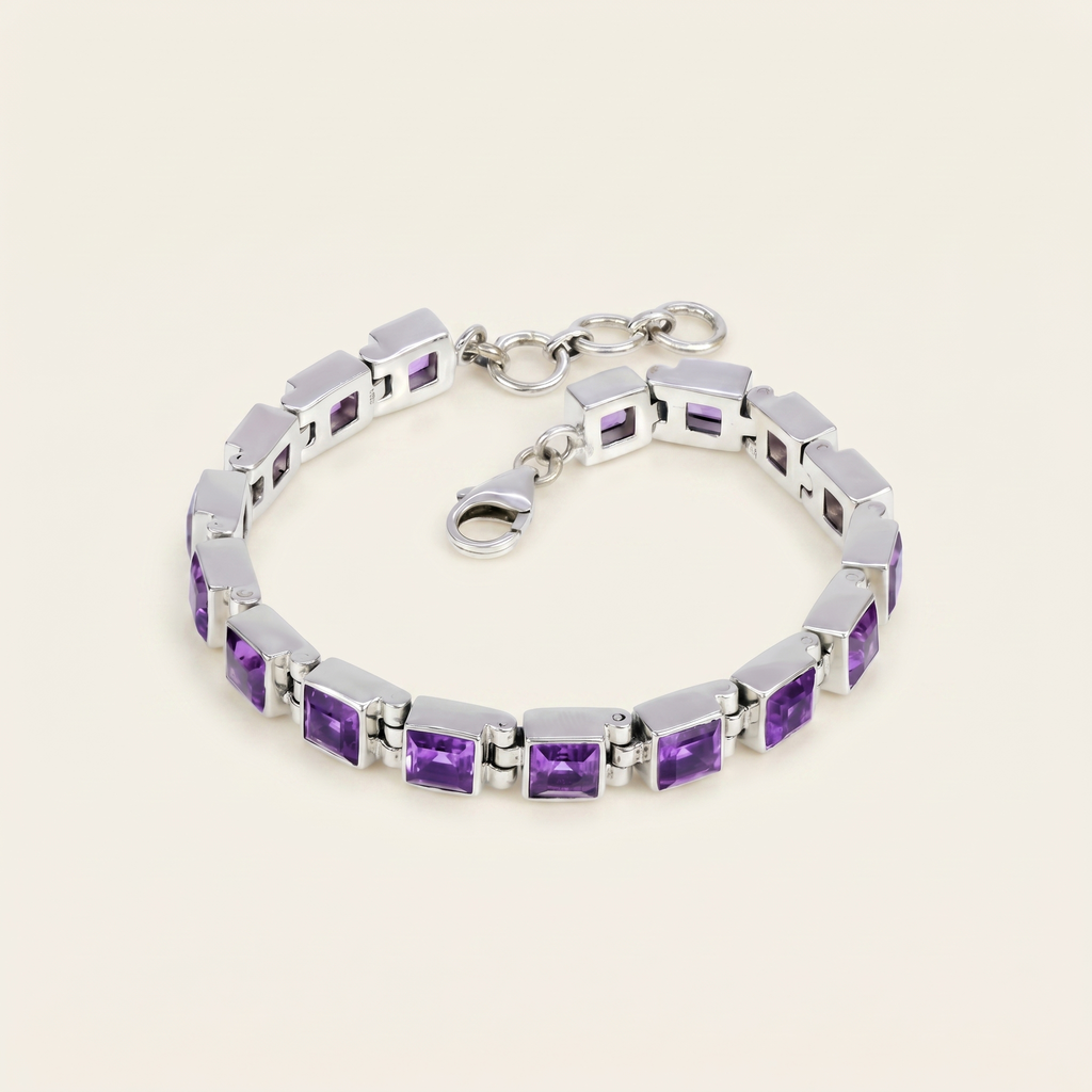 Amethyst Tennis Bracelet