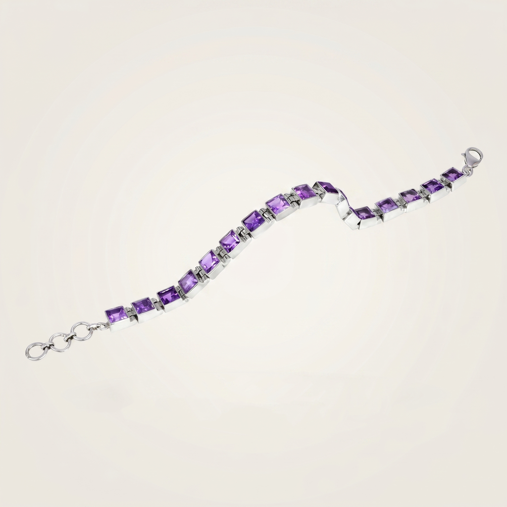 Amethyst Tennis Bracelet