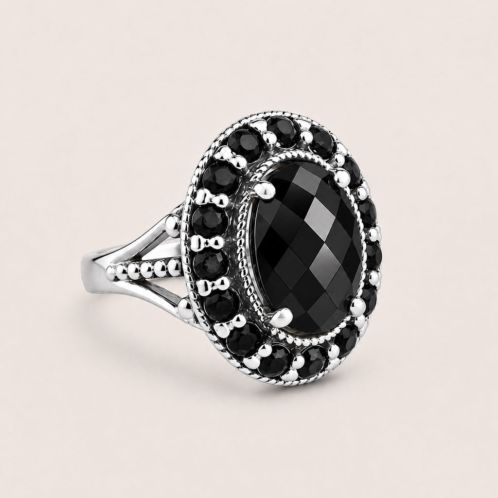 The Midnight Court Black Onyx Ring