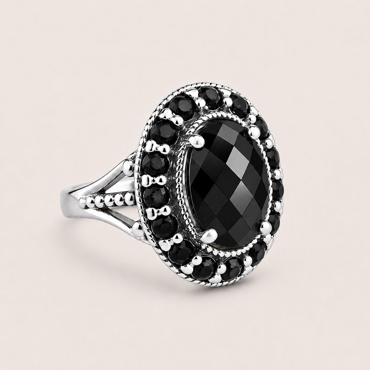 The Midnight Court Black Onyx Ring