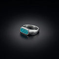 Dainty Men's Turquoise Ring