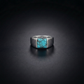 Turquoise Signet Ring for Men