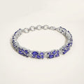 Iolite Marquise Tennis Bracelet | Sterling Silver