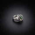 Moss Agate Men's Signet Ring