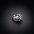 Labradorite Men's Signet Ring – Sterling Silver