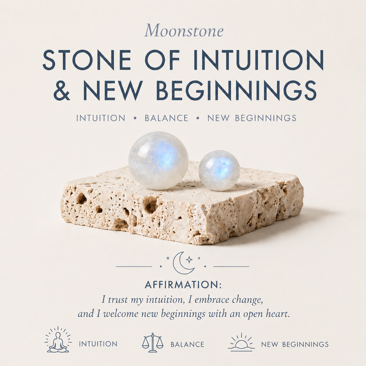Moonstone Engraved Signet Ring