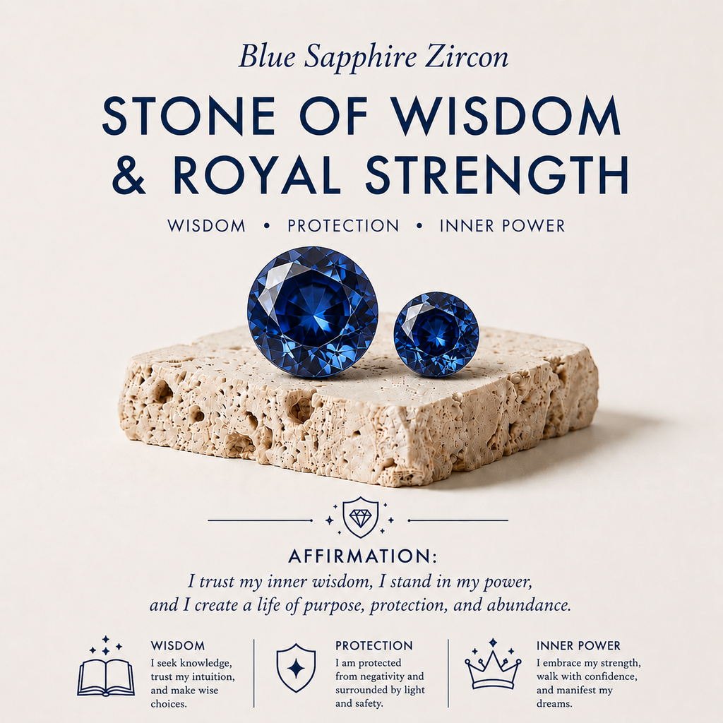 Blue Sapphire Men's Eternity Hammered Band