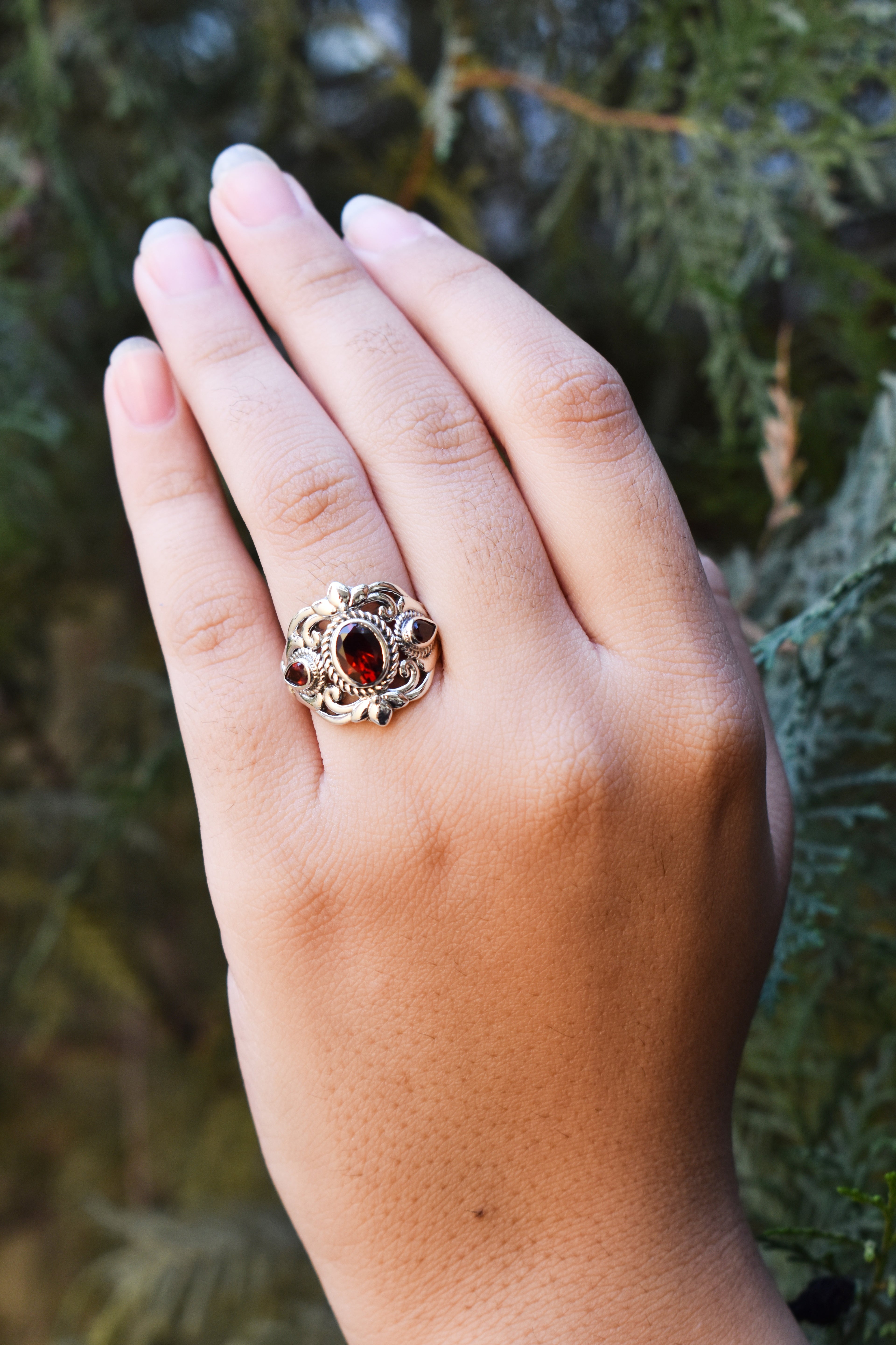 Heirloom Garnet Ring