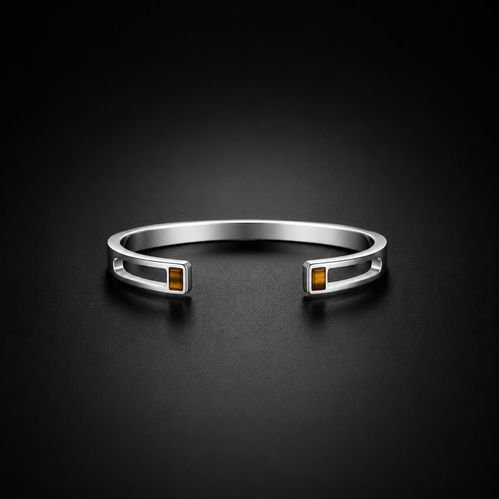 The Apex Tiger Eye Cuff