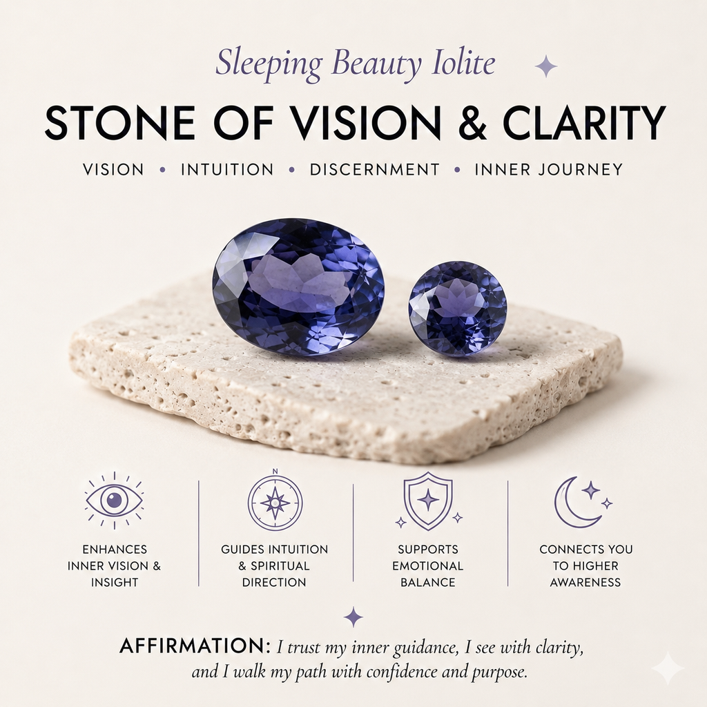 The Hummingbird Iolite Pendant