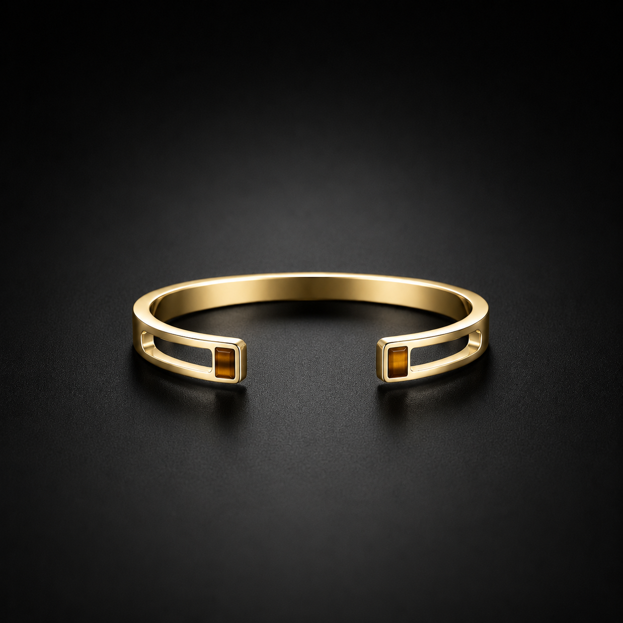 The Apex Tiger Eye Cuff