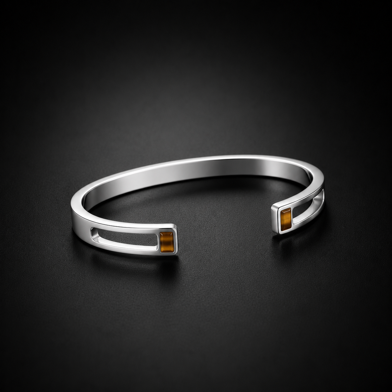 The Apex Tiger Eye Cuff