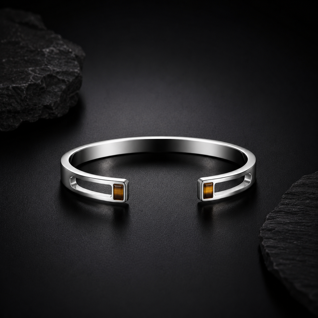 The Apex Tiger Eye Cuff