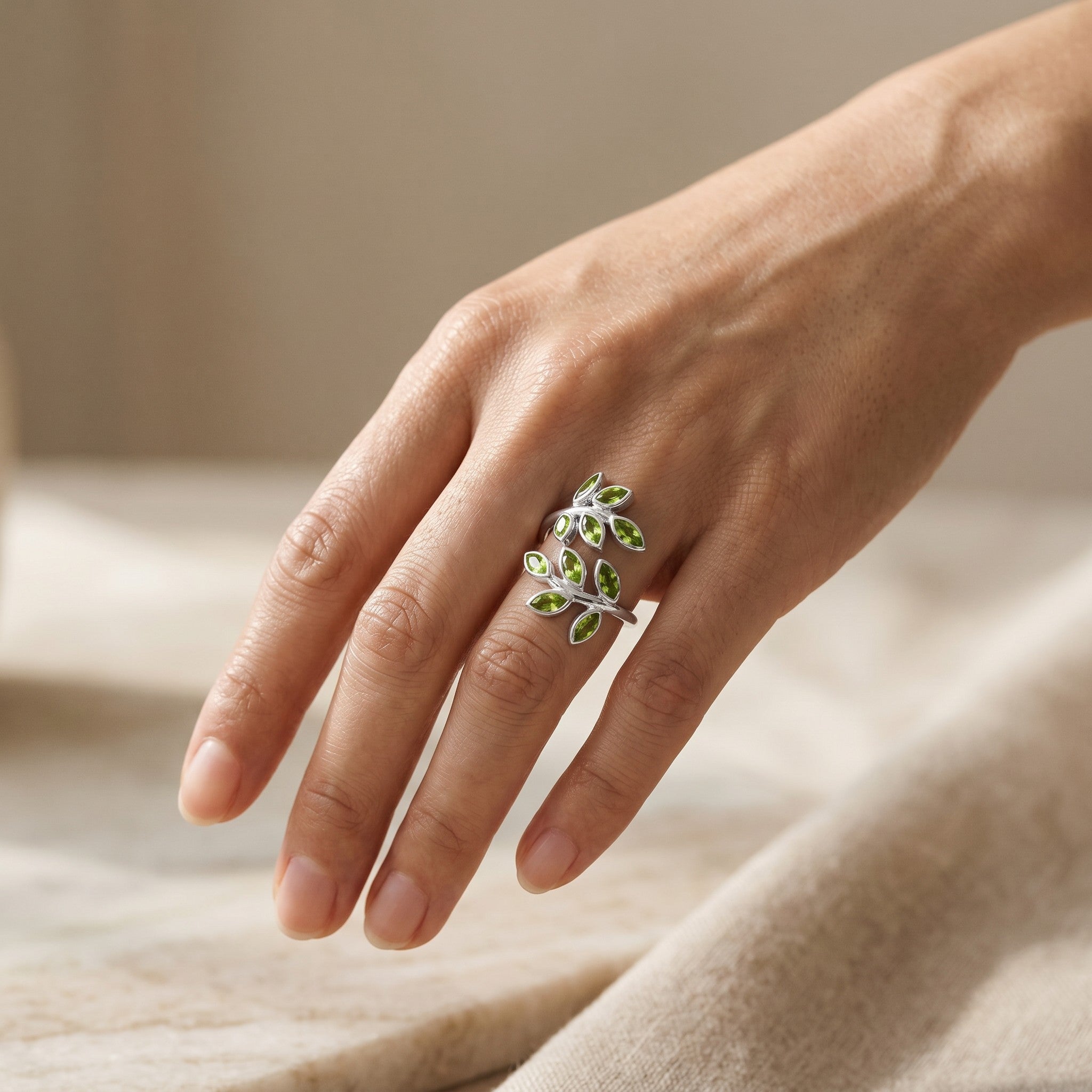 Verdure Leaf Ring