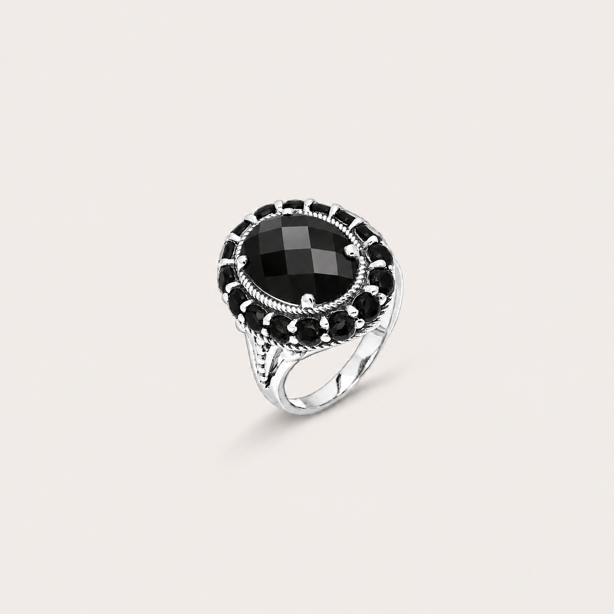 The Midnight Court Black Onyx Ring