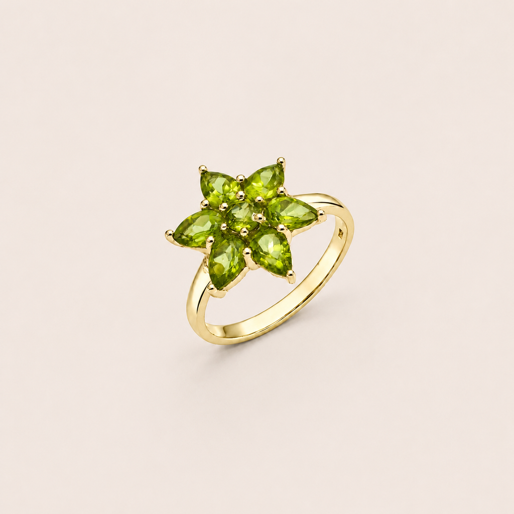 The Peridot Star Ring