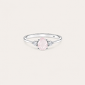 The First Light Rose Quartz Ring
