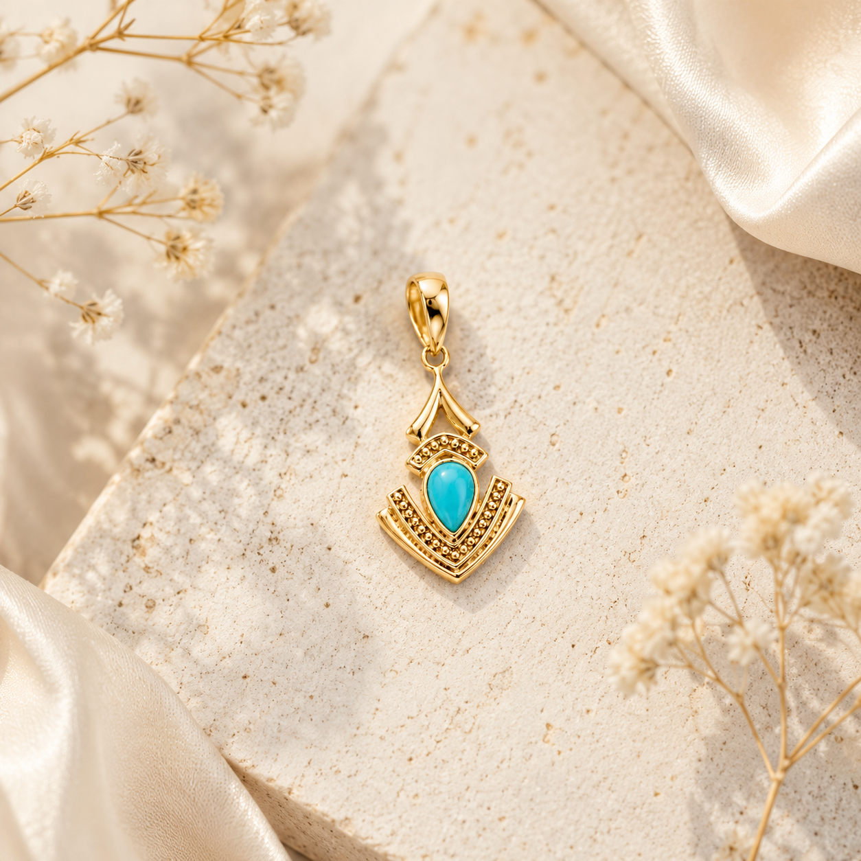 The Oasis Turquoise Pendant
