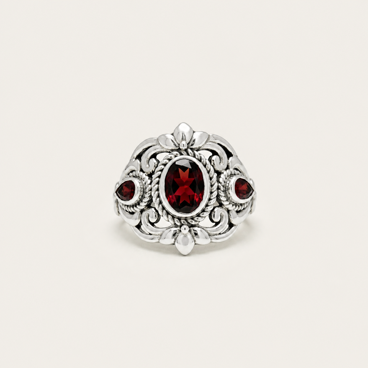 Heirloom Garnet Ring