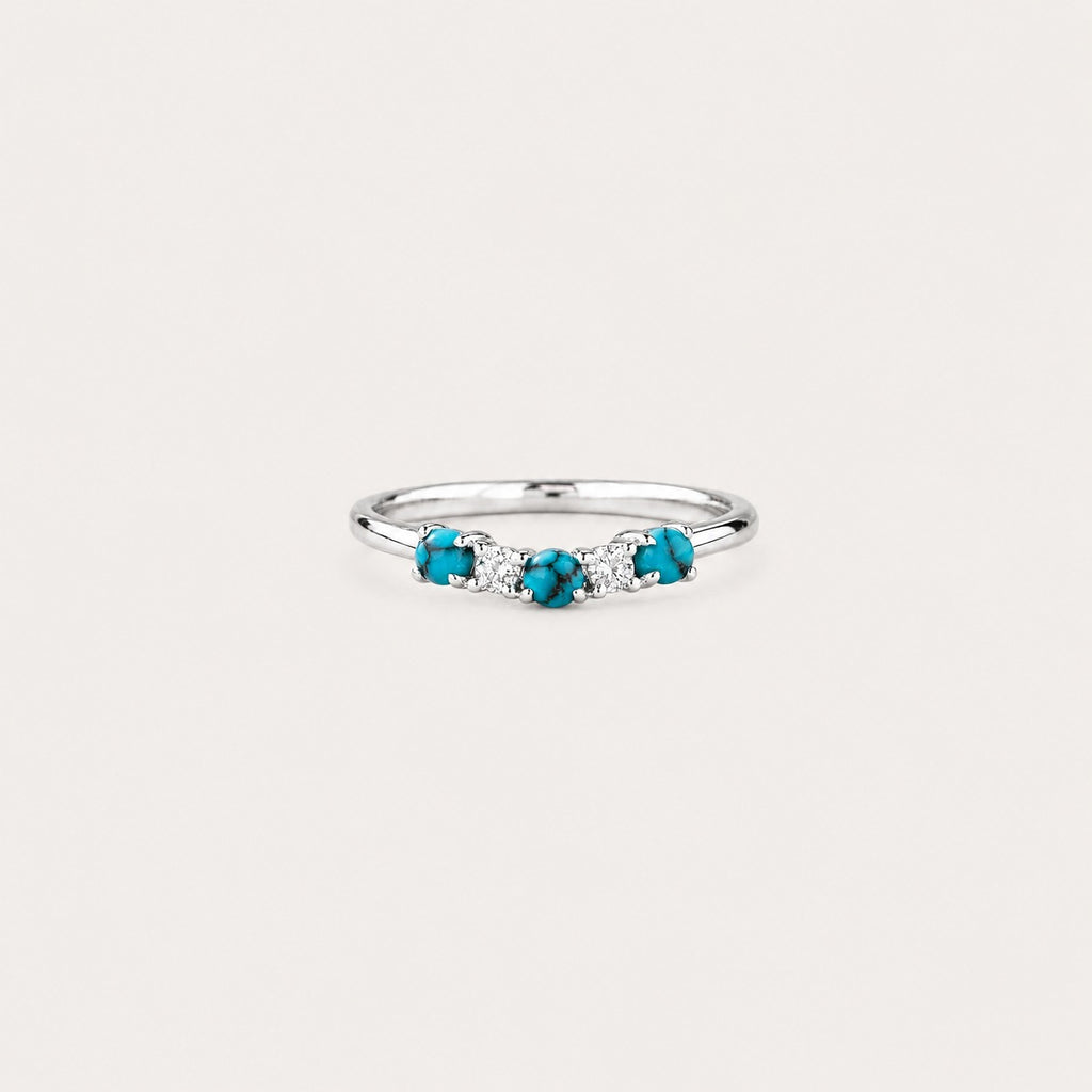 The Turquoise Trio Ring