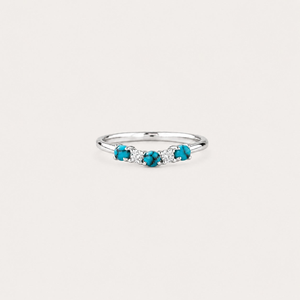 The Turquoise Trio Ring