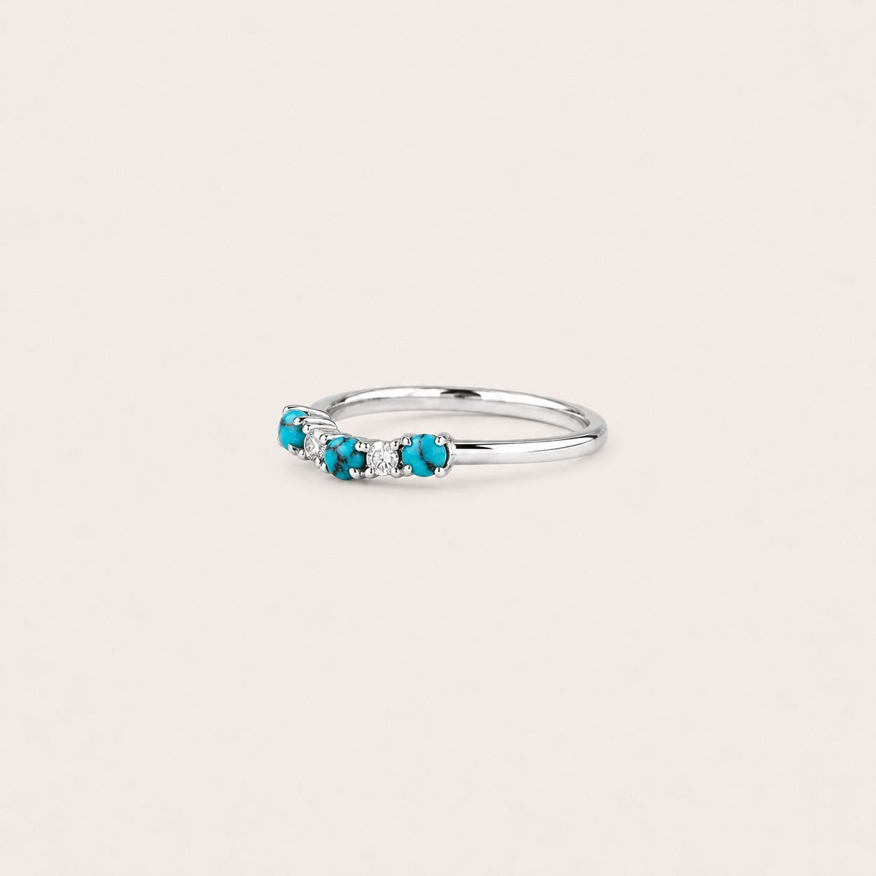 The Turquoise Trio Ring