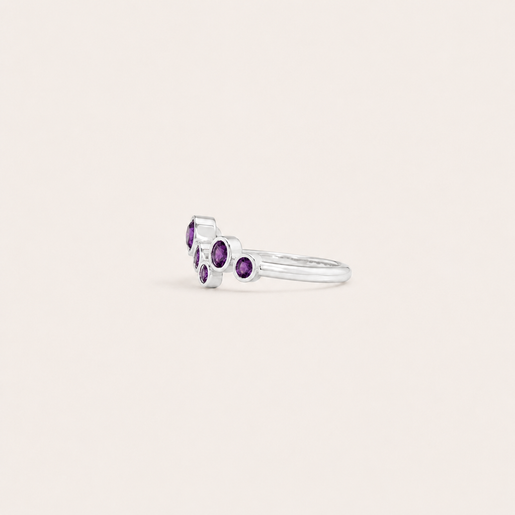 The Amethyst Bubble Ring