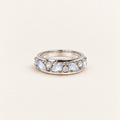 The Moonstone Eternity Ring – 925 sterling silver Moonstone ring by ZIVORI