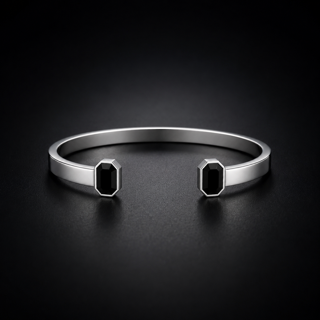 The Obsidian Balck Onyx Cuff