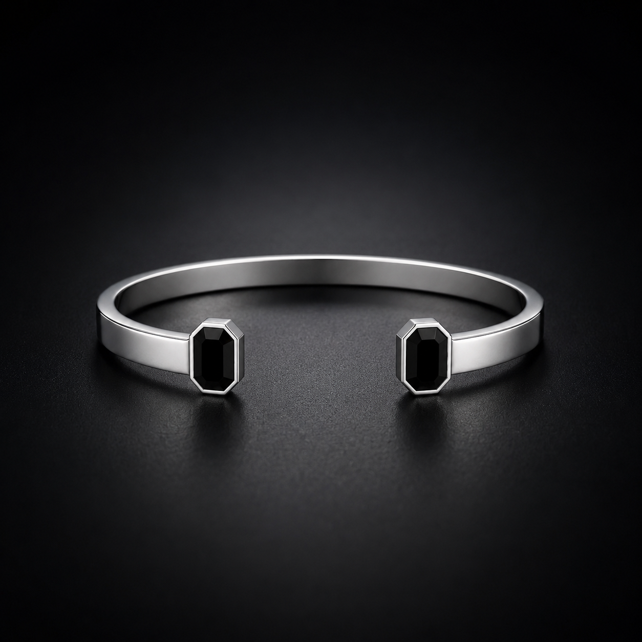 The Obsidian Balck Onyx Cuff