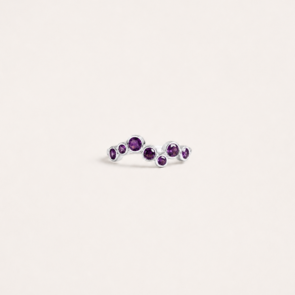 The Amethyst Bubble Ring