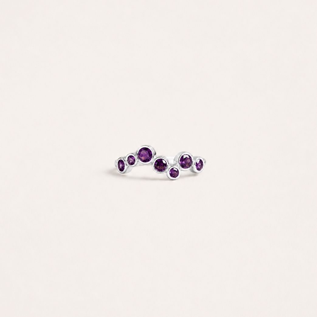 The Amethyst Bubble Ring