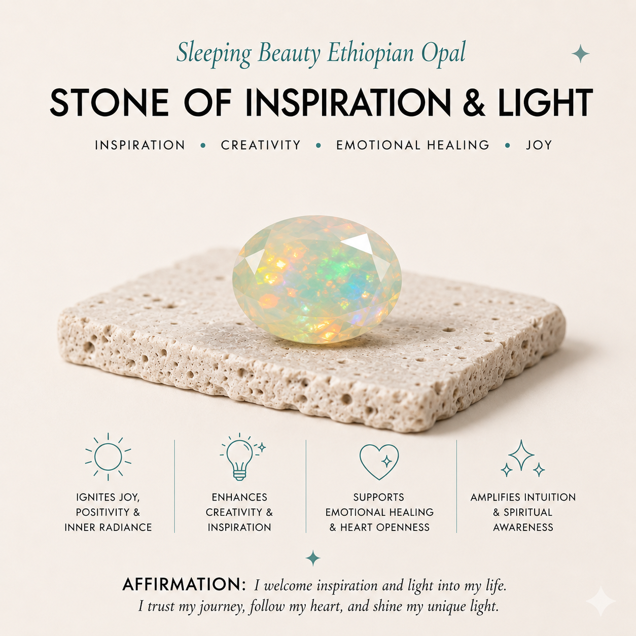 The Sunburst Opal Pendant