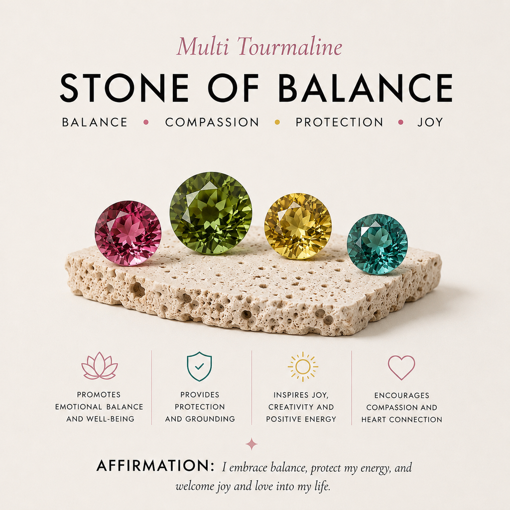 The Multi Tourmaline Gradient Ring