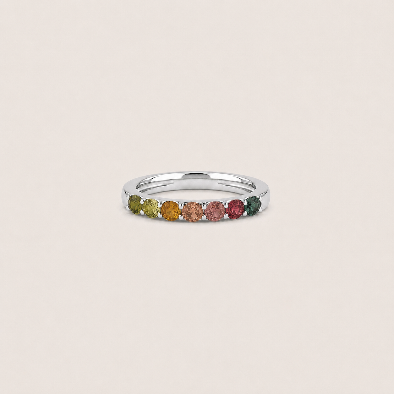 The Multi Tourmaline Gradient Ring