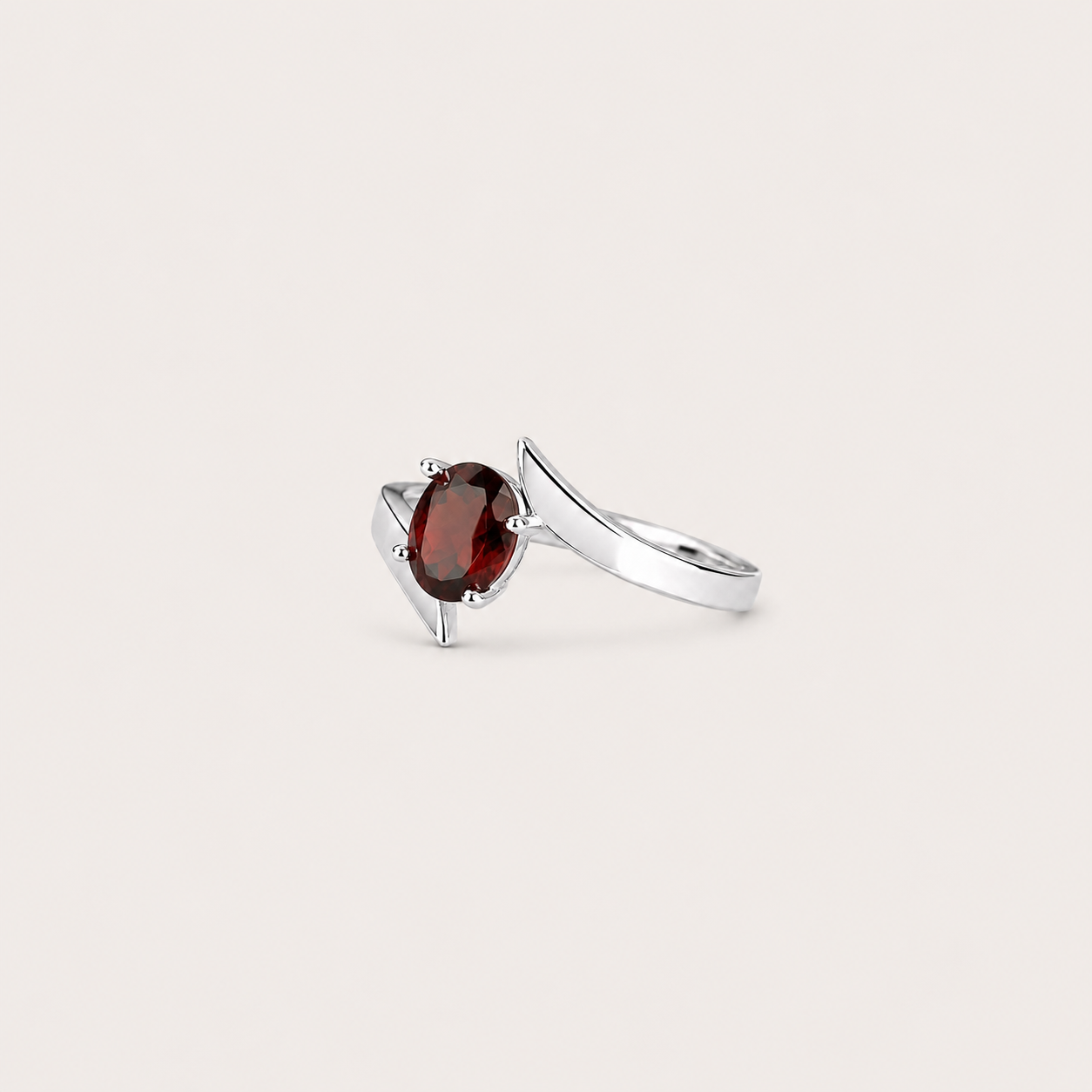 The Garnet Bypass Ring