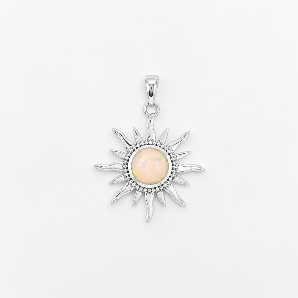 The Sunburst Opal Pendant