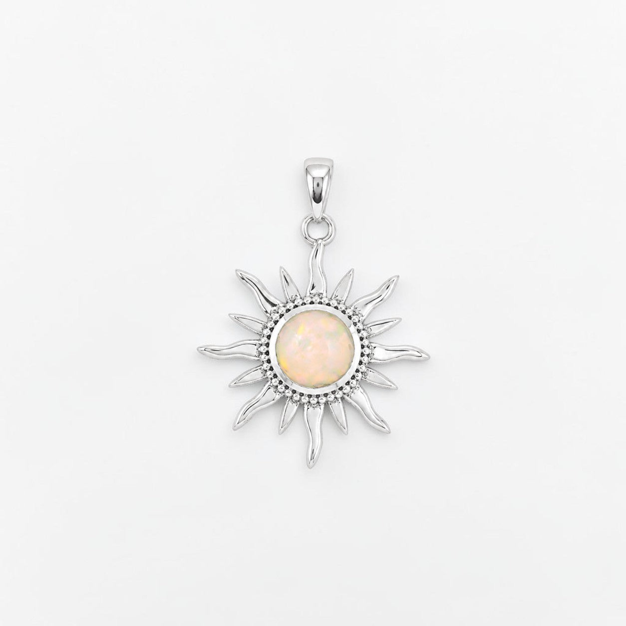 The Sunburst Opal Pendant