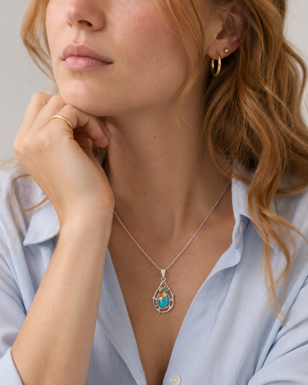 The Wild Rose Pendant