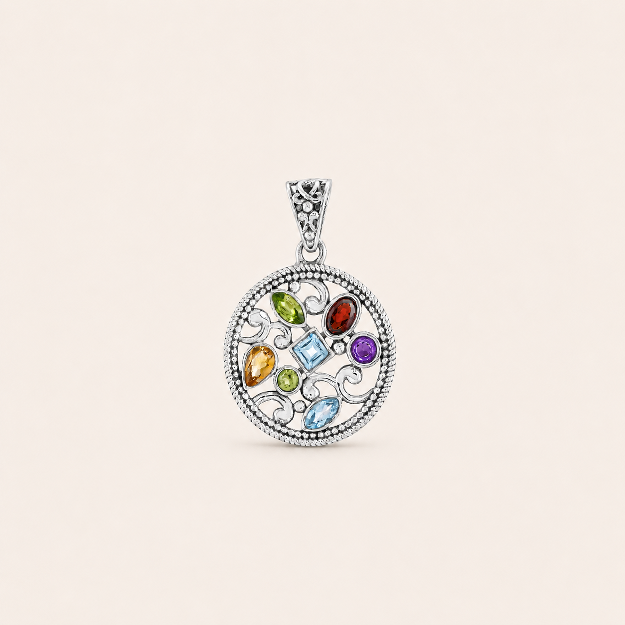 The Mosaic Medallion Pendant