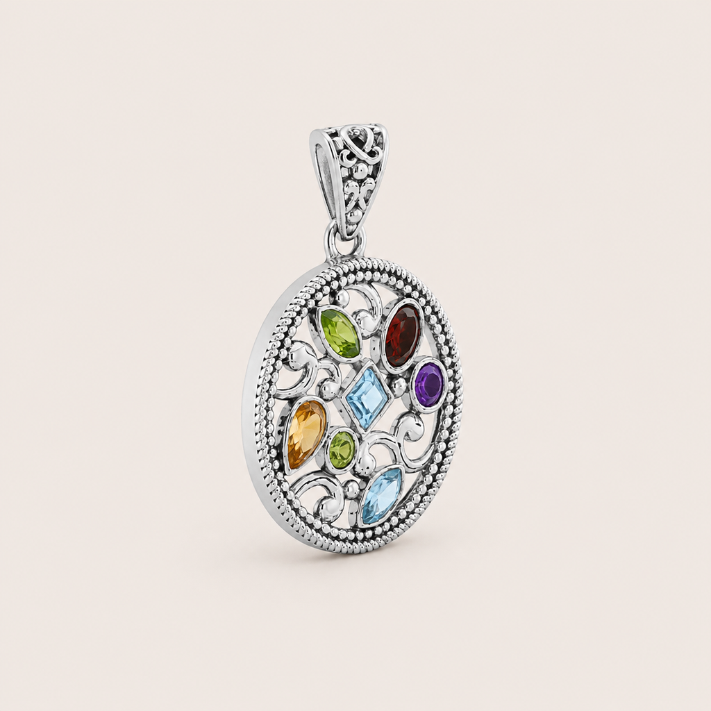 The Mosaic Medallion Pendant