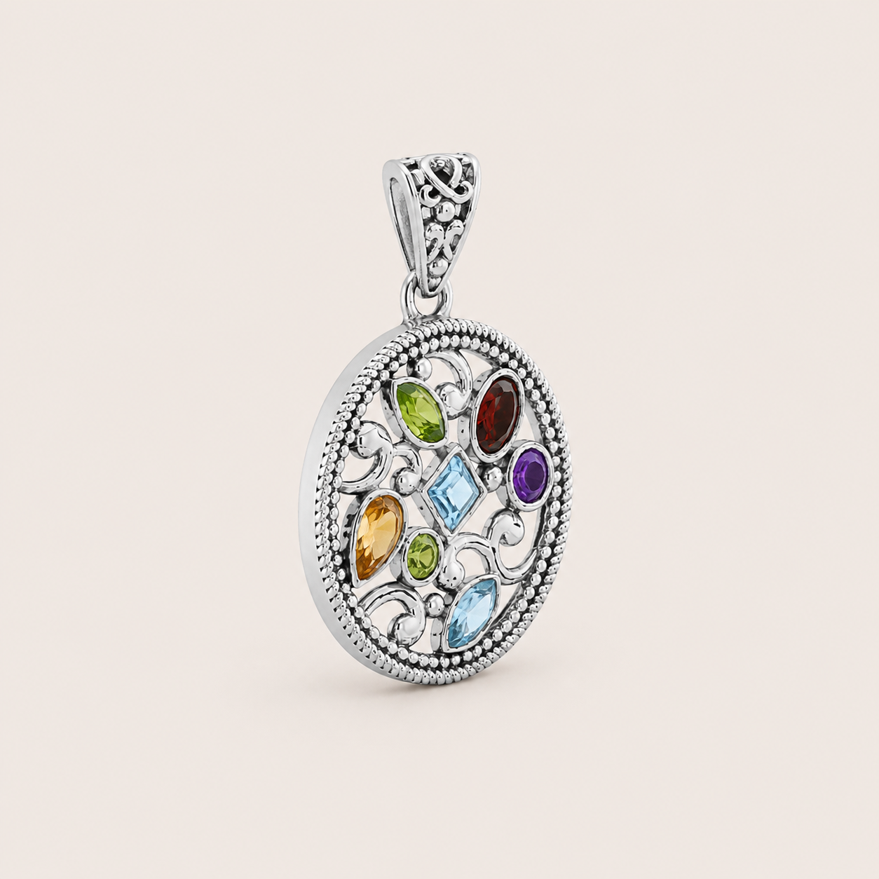 The Mosaic Medallion Pendant