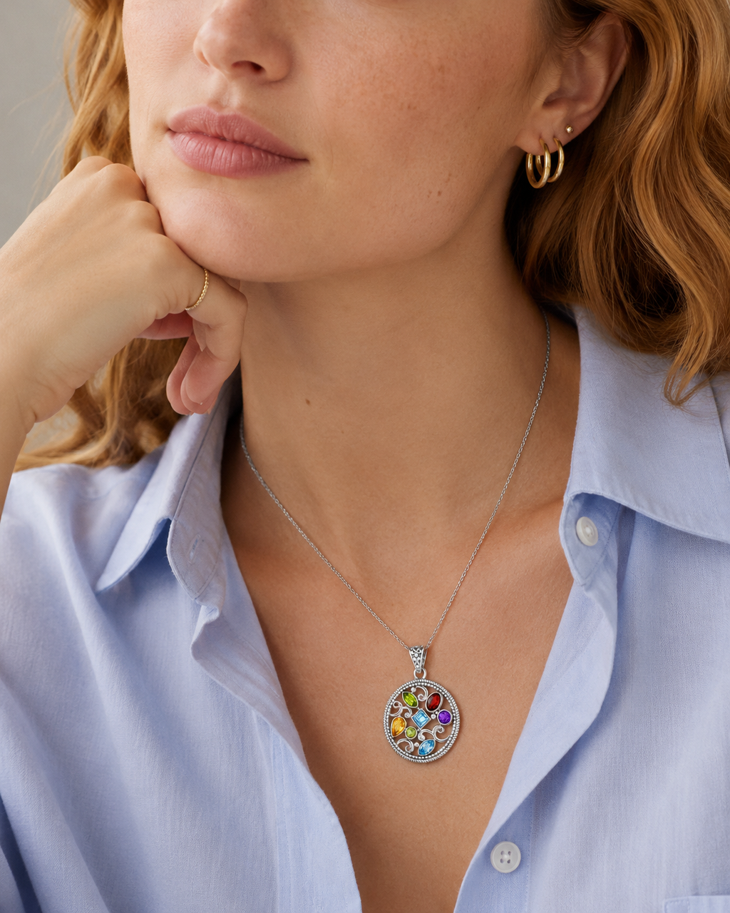 The Mosaic Medallion Pendant