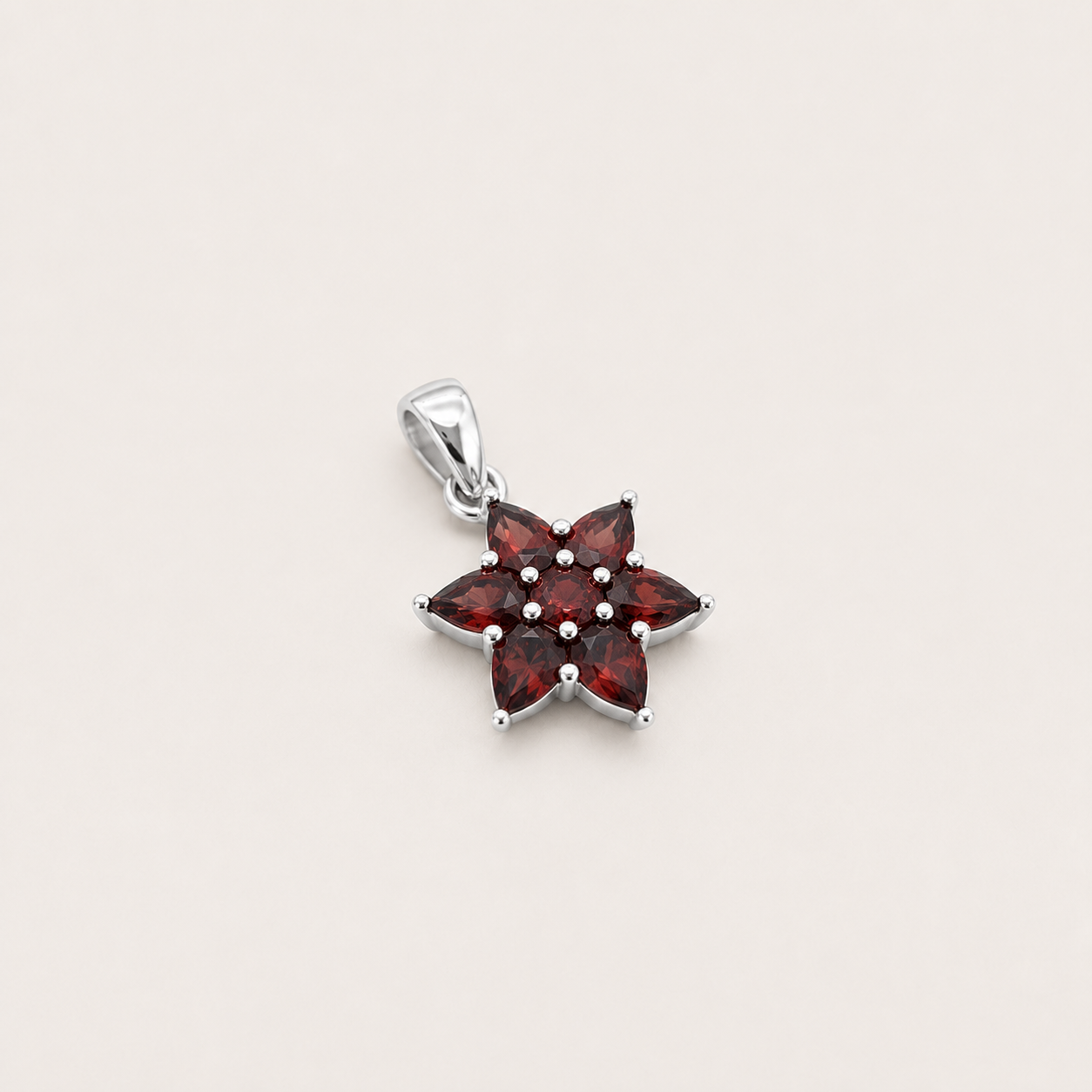 The Garnet Bloom Pendant